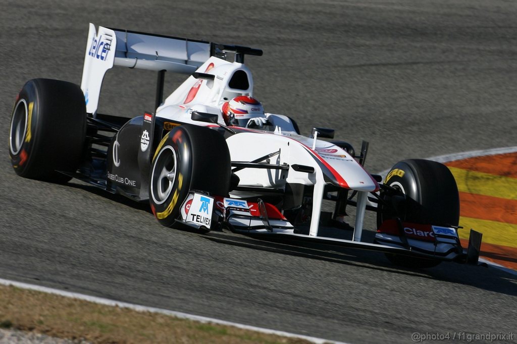 Valencia Test Febbraio 2011, 
Kamui Kobayashi (JAP), Sauber F1 Team 