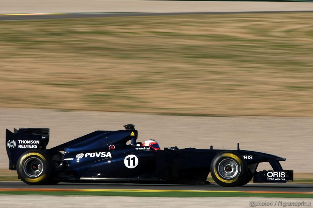 Valencia Test Febbraio 2011, 
Rubens Barrichello (BRA), Williams F1 Team  