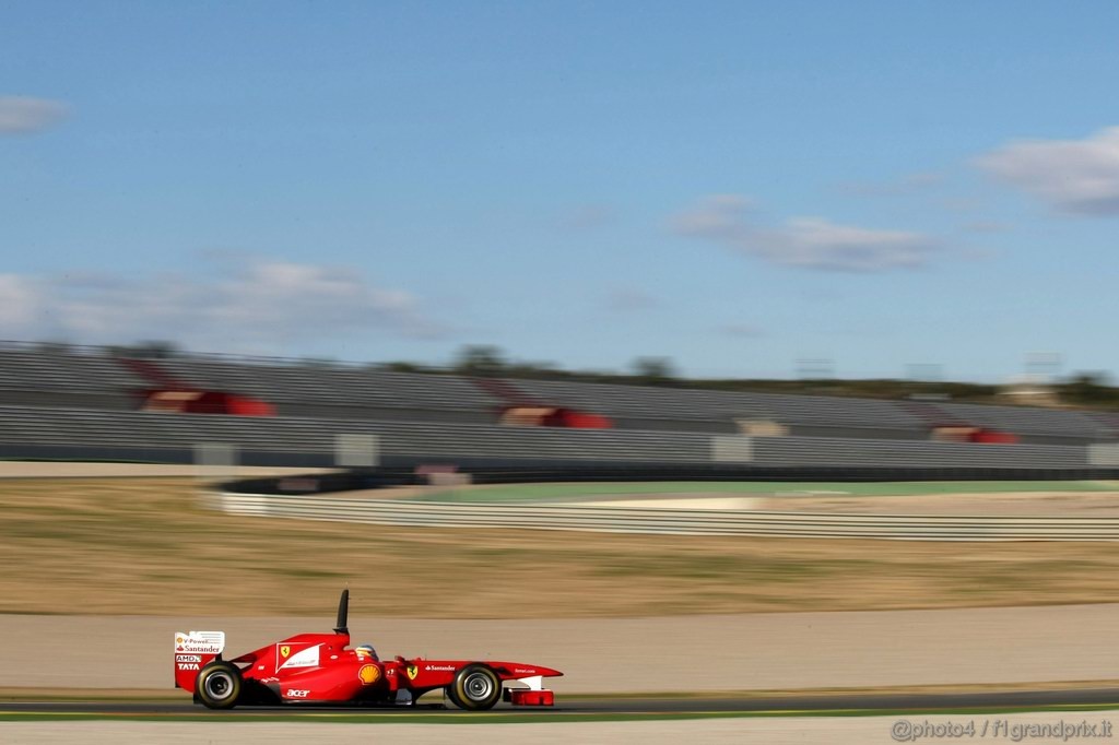 Valencia Test Febbraio 2011, 
Fernando Alonso (ESP), Ferrari  