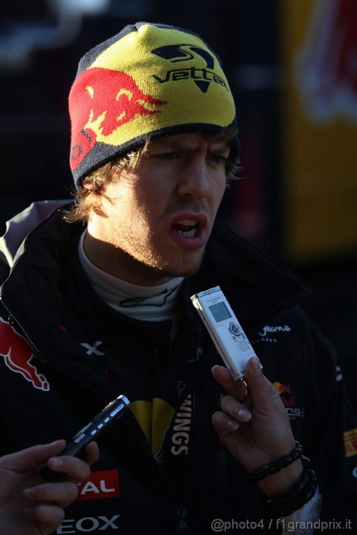 Valencia Test Febbraio 2011, 
Sebastian Vettel (GER), Red Bull Racing 