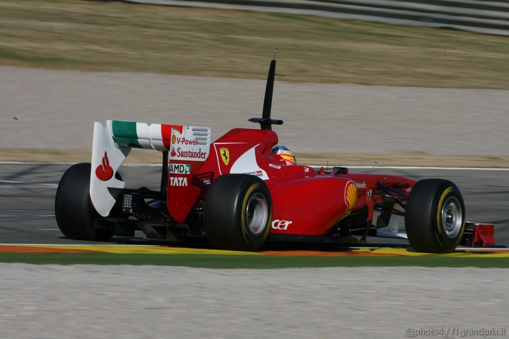 Valencia Test Febbraio 2011, Fernando Alonso (ESP), Ferrari, F150 