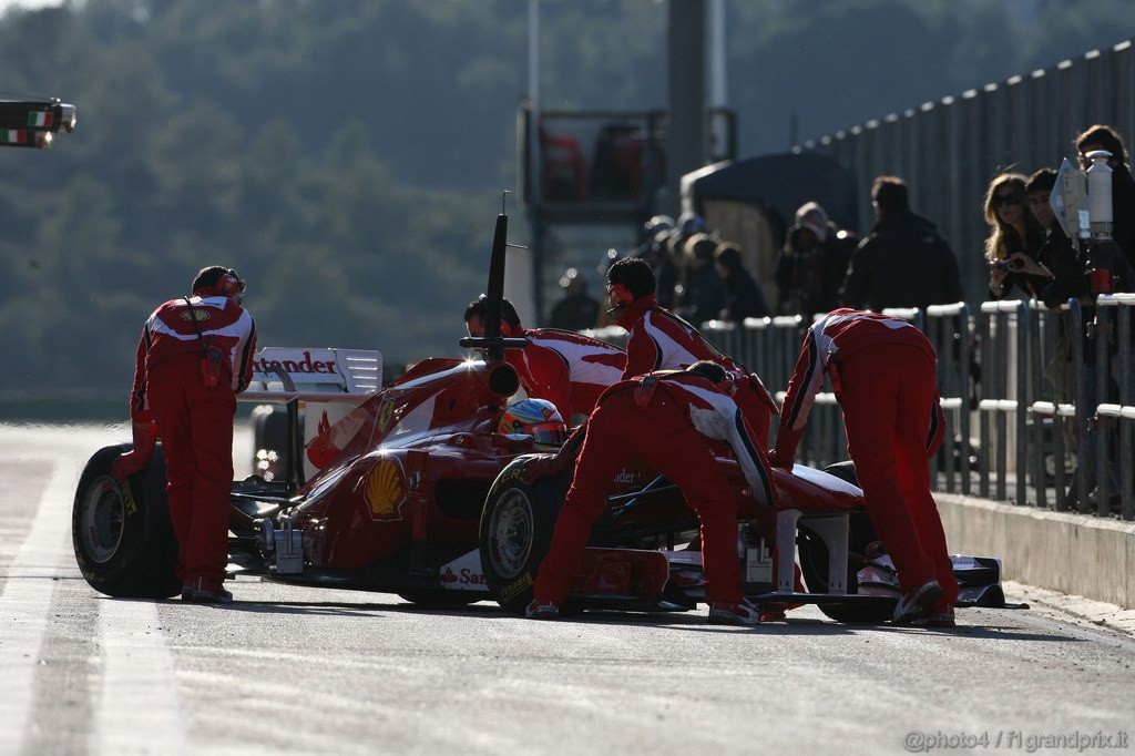 Valencia Test Febbraio 2011, Fernando Alonso (ESP), Ferrari, F150 