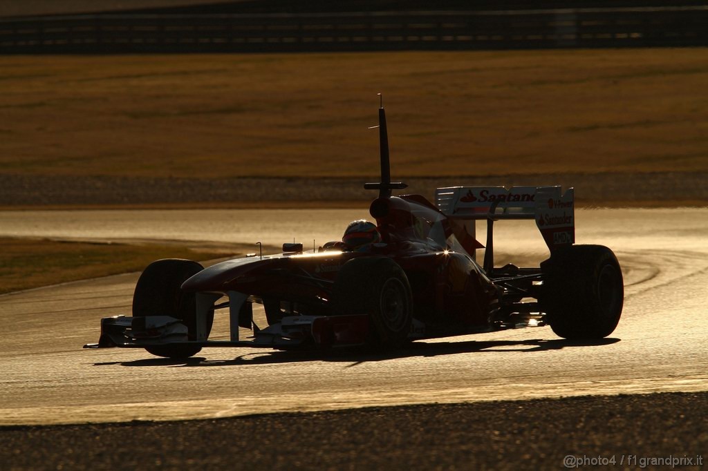 Valencia Test Febbraio 2011, Fernando Alonso (ESP), Ferrari, F150 