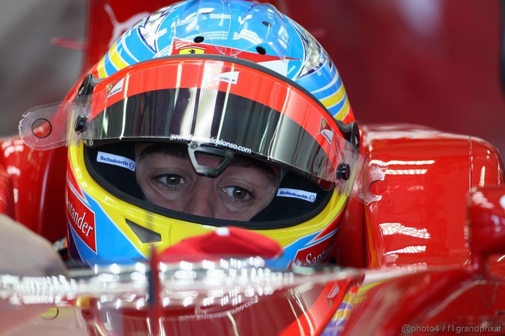 Valencia Test Febbraio 2011, Fernando Alonso (ESP), Ferrari, F150 