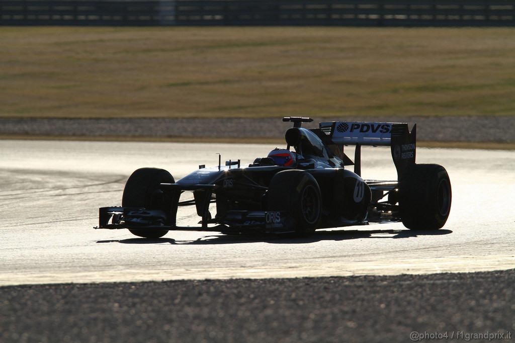 Valencia Test Febbraio 2011, Rubens Barrichello (BRA), Williams, FW33 