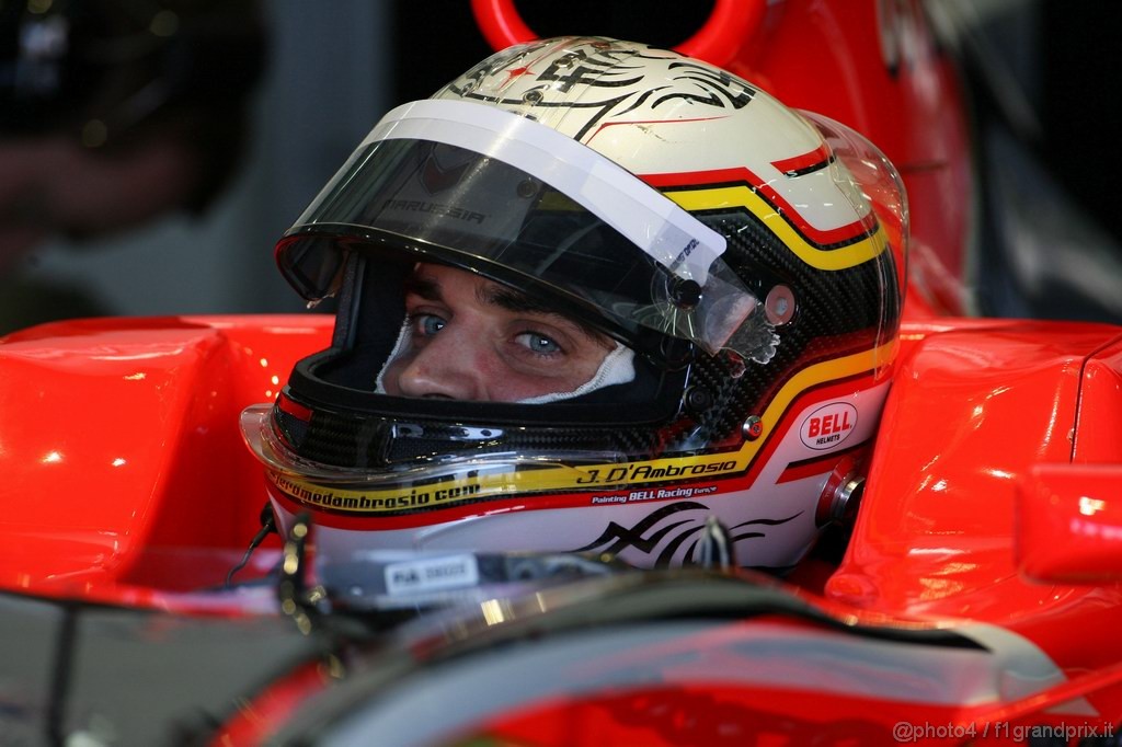 Valencia Test Febbraio 2011, Jerome d'Ambrosio (BEL), Virgin Racing 