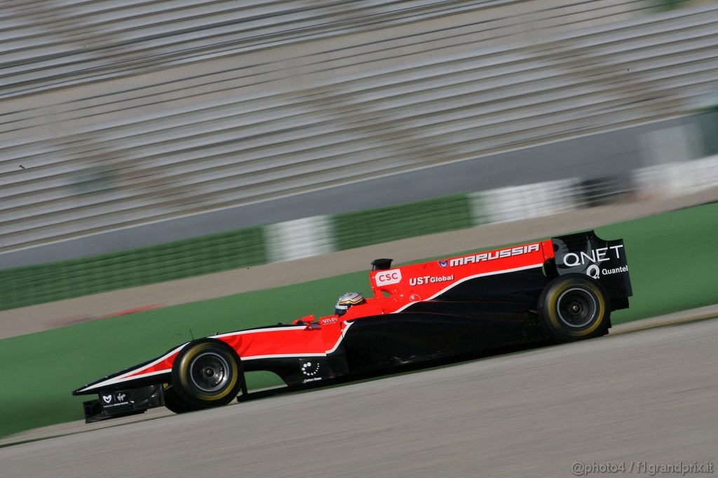 Valencia Test Febbraio 2011, Jerome d'Ambrosio (BEL), Virgin Racing 