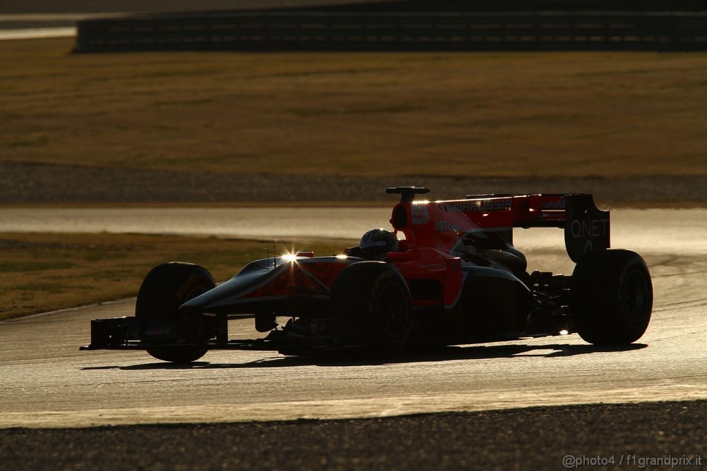 Valencia Test Febbraio 2011, Jerome d'Ambrosio (BEL), Virgin Racing 