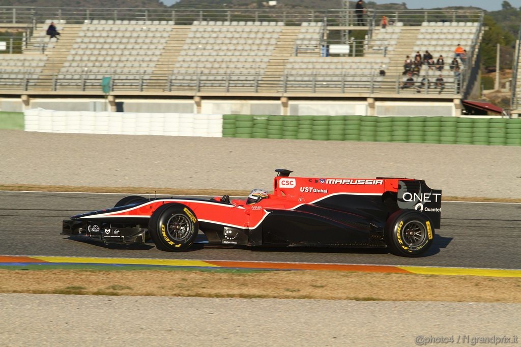 Valencia Test Febbraio 2011, Jerome d'Ambrosio (BEL), Virgin Racing 