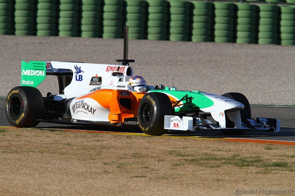 Valencia Test Febbraio 2011, Nico Hulkenberg (GER), Force India F1 Team, Test Driver 