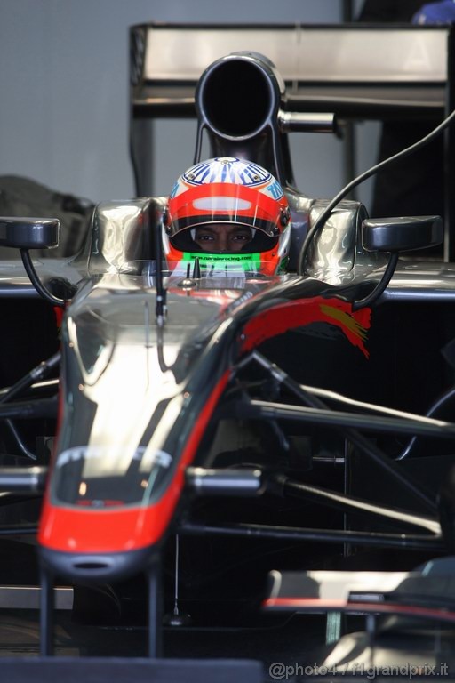 Valencia Test Febbraio 2011, Narain Karthikeyan (IND), Hispania Racing F1 Team, HRT 