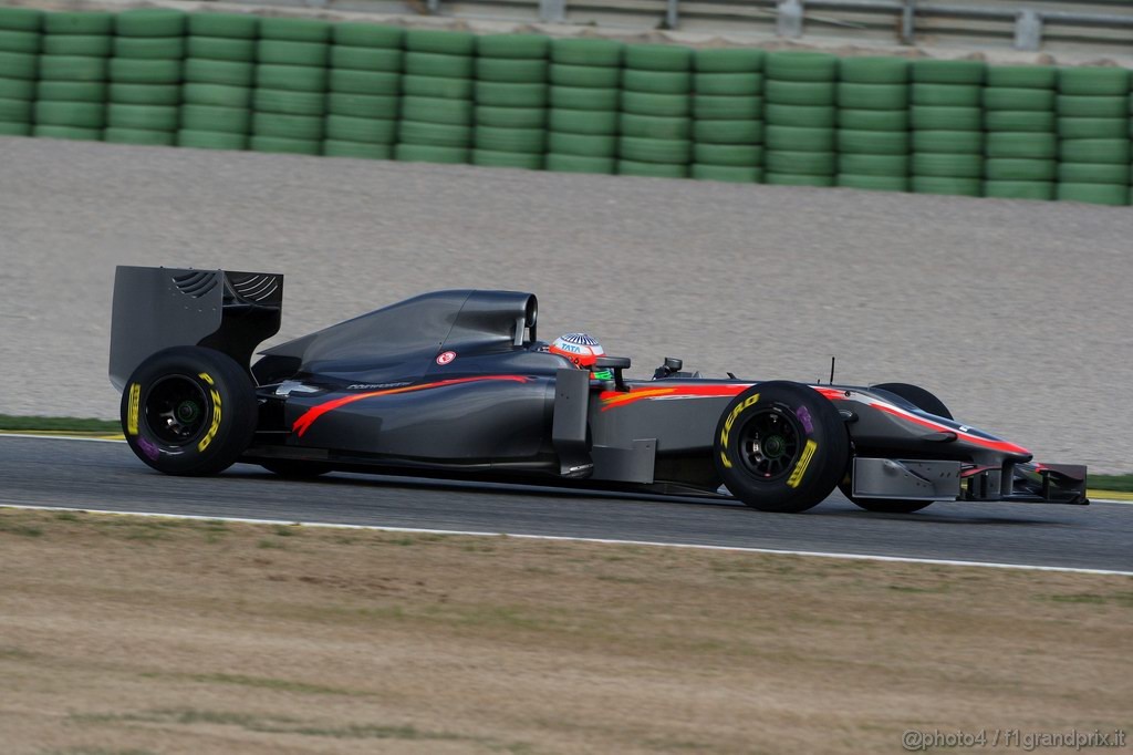 Valencia Test Febbraio 2011, Narain Karthikeyan (IND), Hispania Racing F1 Team, HRT 