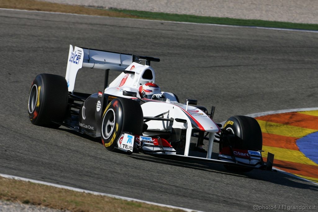 Valencia Test Febbraio 2011, Kamui Kobayashi (JAP), Sauber F1 Team 