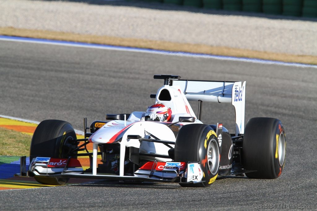 Valencia Test Febbraio 2011, Kamui Kobayashi (JAP), Sauber F1 Team 