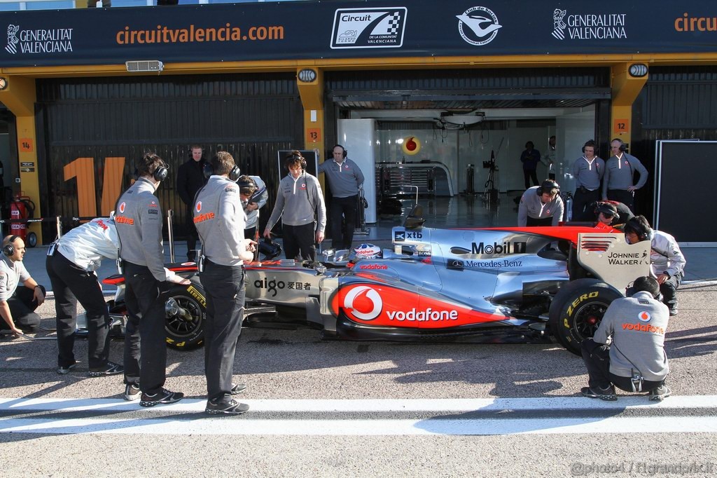Valencia Test Febbraio 2011, Gary Paffett (GBR), Test Driver Mclaren Mercedes 