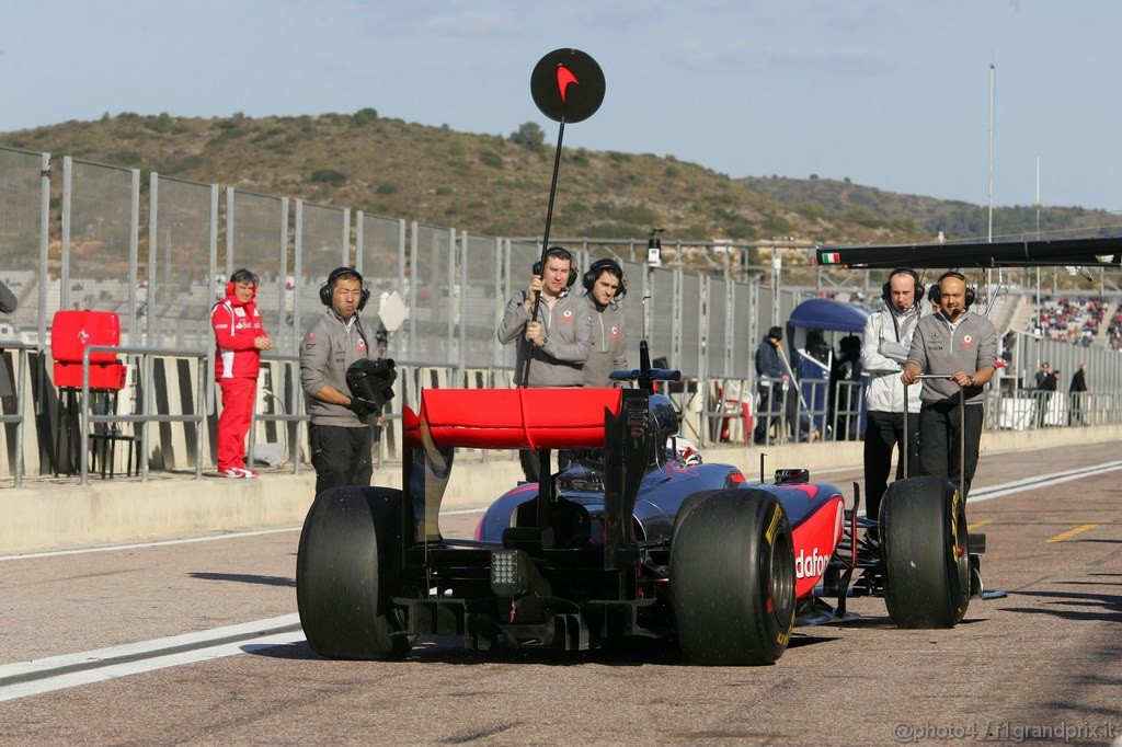 Valencia Test Febbraio 2011, Gary Paffett (GBR), Test Driver Mclaren Mercedes 