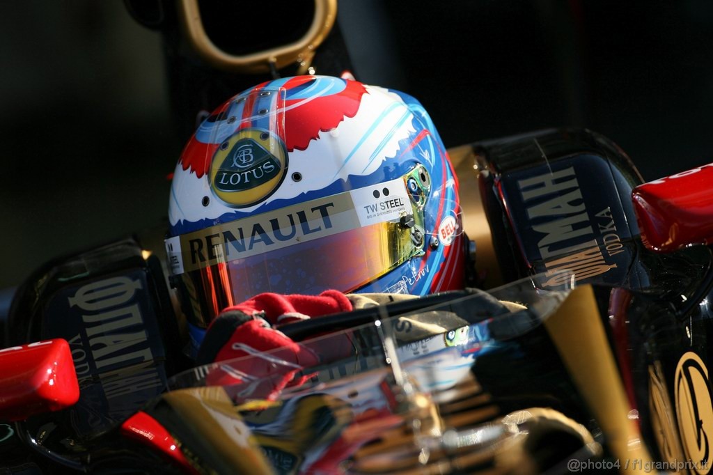 Valencia Test Febbraio 2011, Vitaly Petrov (RUS), Lotus Renault GP 