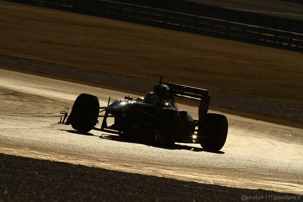 Valencia Test Febbraio 2011, Vitaly Petrov (RUS), Lotus Renault GP 