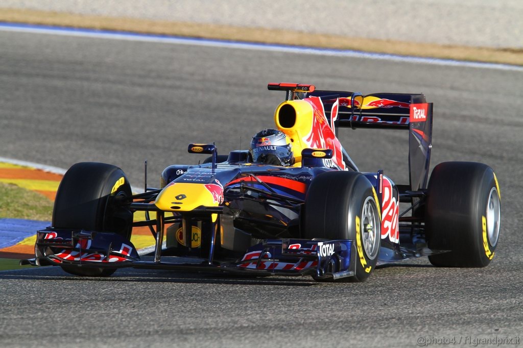 Valencia Test Febbraio 2011, Sebastian Vettel (GER), Red Bull Racing, RB7 