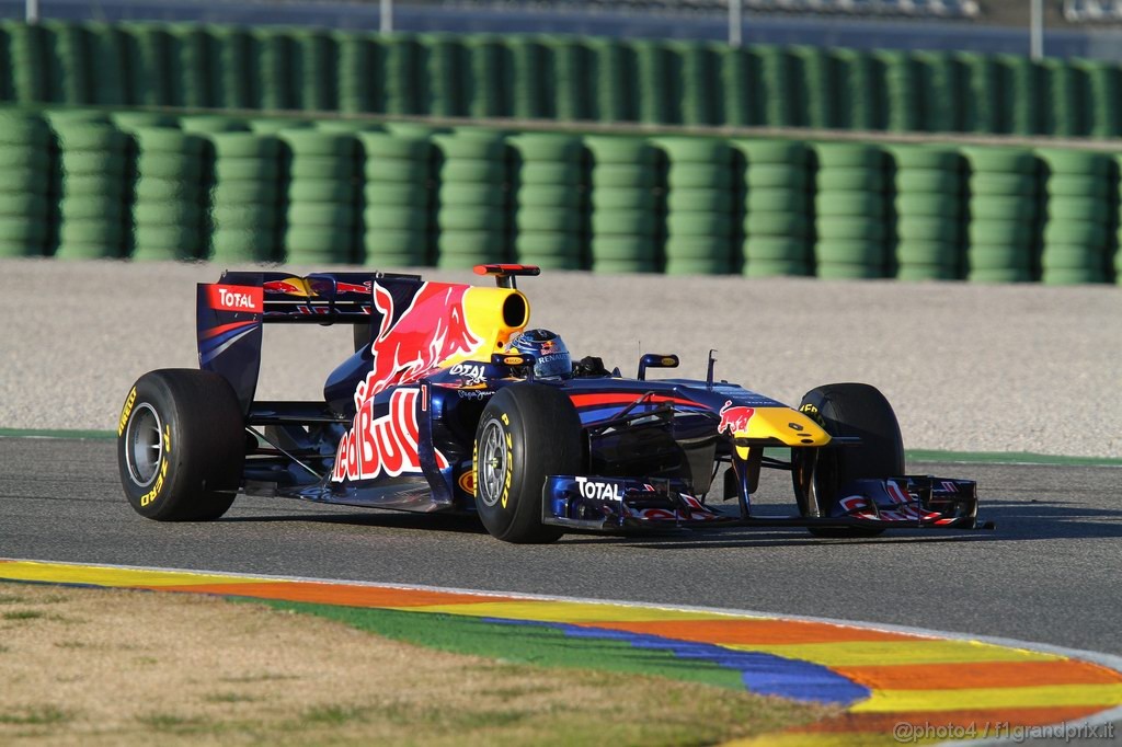 Valencia Test Febbraio 2011, Sebastian Vettel (GER), Red Bull Racing, RB7 