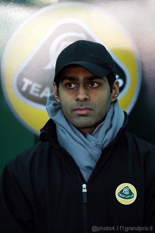 Valencia Test Febbraio 2011, 
Karun Chandhok (IND), Team Lotus 