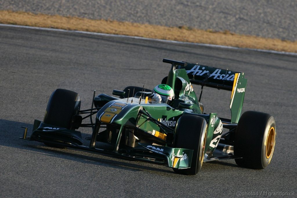 Valencia Test Febbraio 2011, 
Heikki Kovalainen (FIN), Team Lotus 
