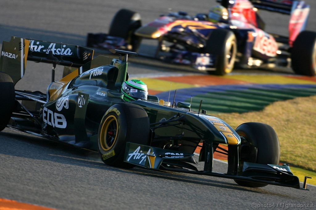 Valencia Test Febbraio 2011, 
Heikki Kovalainen (FIN), Team Lotus  