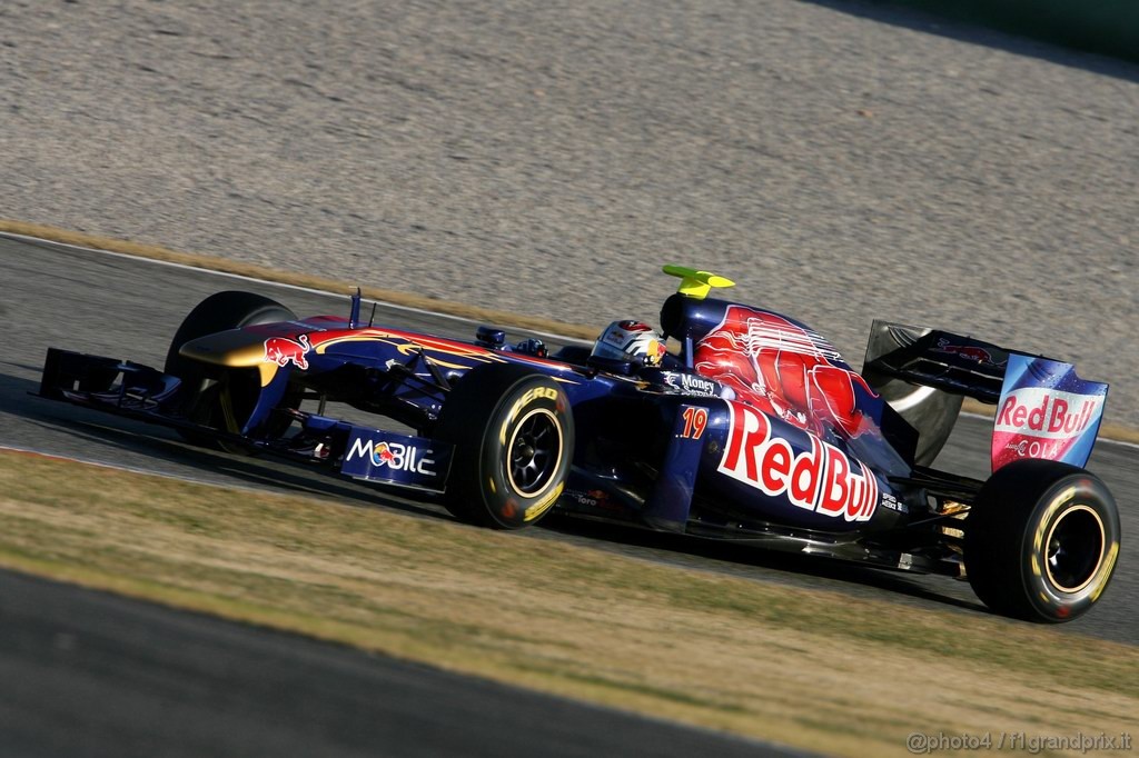 Valencia Test Febbraio 2011, 
Jaime Alguersuari (ESP), Scuderia Toro Rosso 