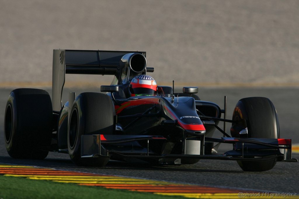 Valencia Test Febbraio 2011, 
Narain Karthikeyan (IND), Hispania Racing Team, HRT 