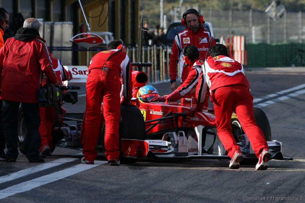 Valencia Test Febbraio 2011, Fernando Alonso (ESP), Ferrari, F150 