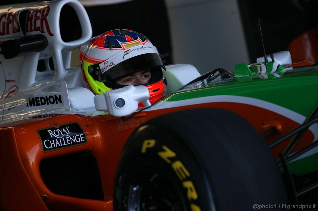 Valencia Test Febbraio 2011, Paul di Resta (GBR) Force India VJM03