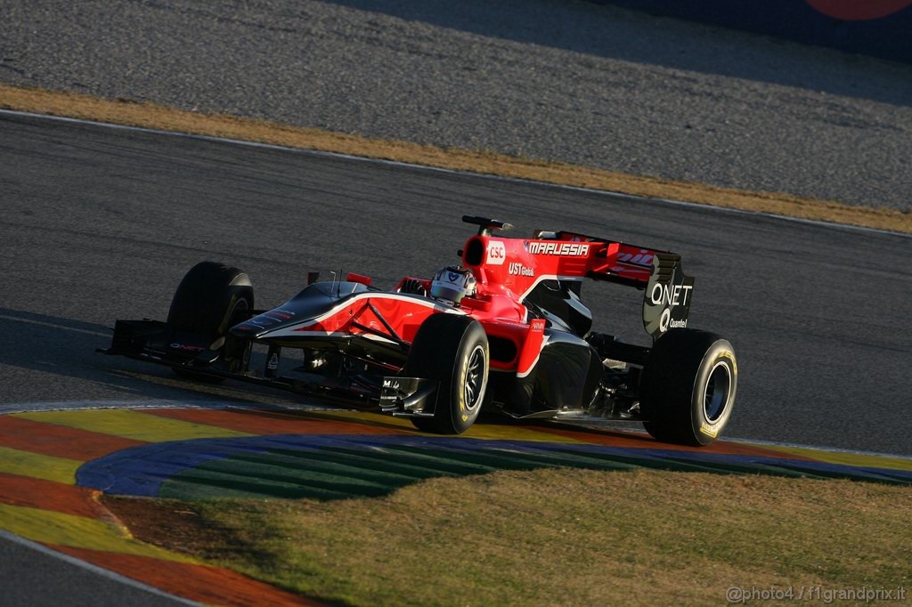 Valencia Test Febbraio 2011, Timo Glock (GER), Virgin Racing VR-02 