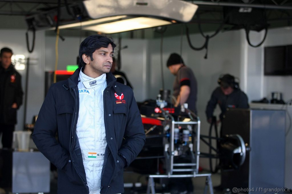 Valencia Test Febbraio 2011, Narain Karthikeyan (IND), Hispania Racing F1 Team, HRT 