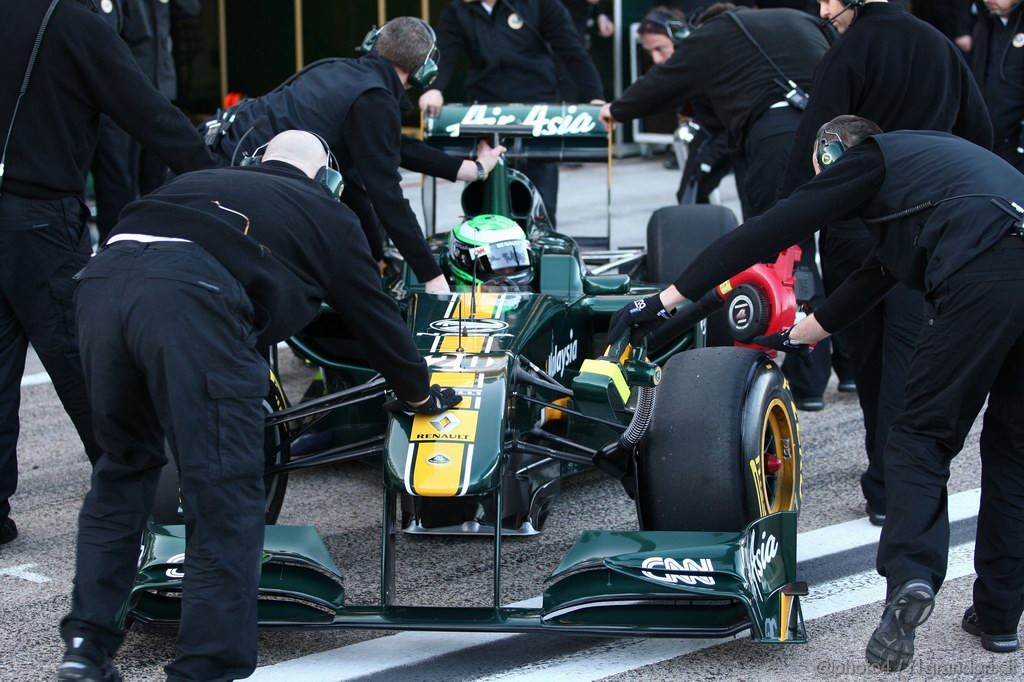 Valencia Test Febbraio 2011, Heikki Kovalainen (FIN), Team Lotus, TL11 