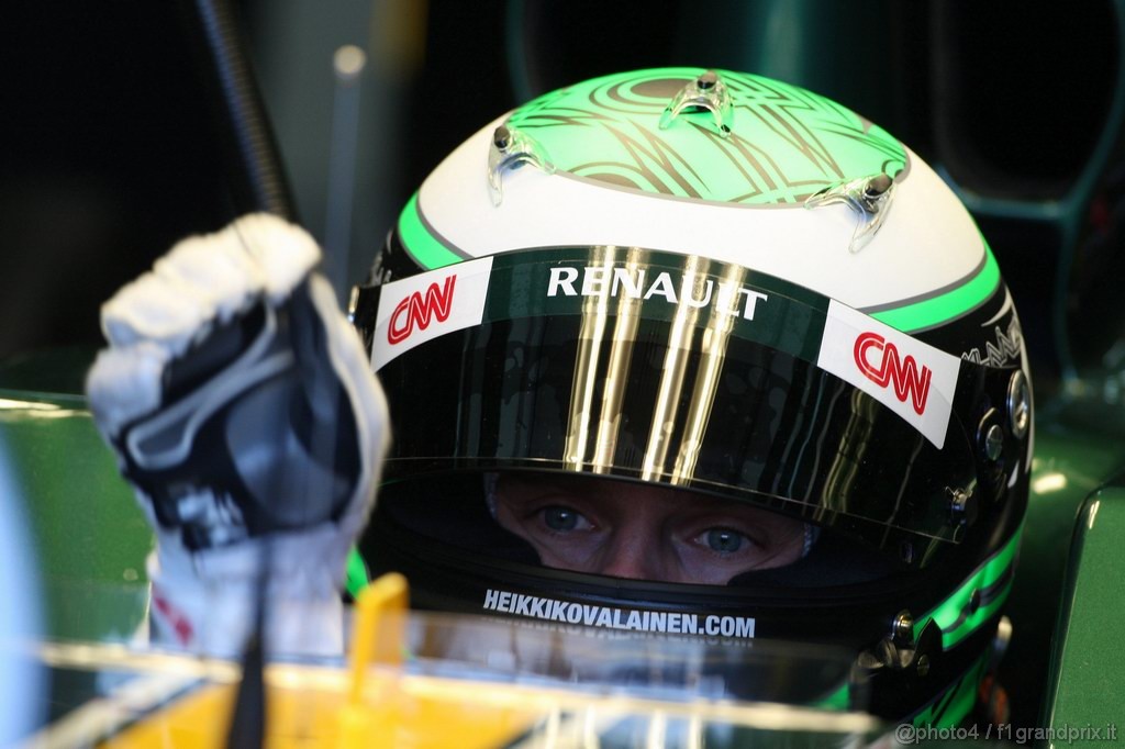 Valencia Test Febbraio 2011, Heikki Kovalainen (FIN), Team Lotus, TL11 