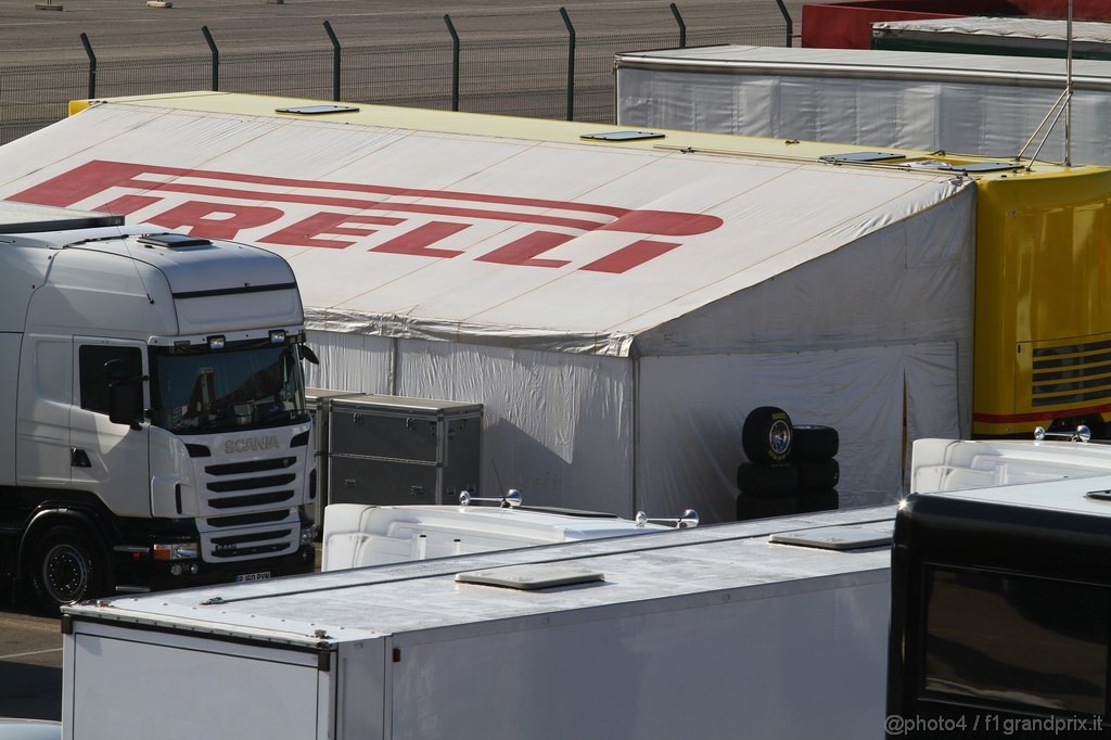 Valencia Test Febbraio 2011, Tyres Pirelli