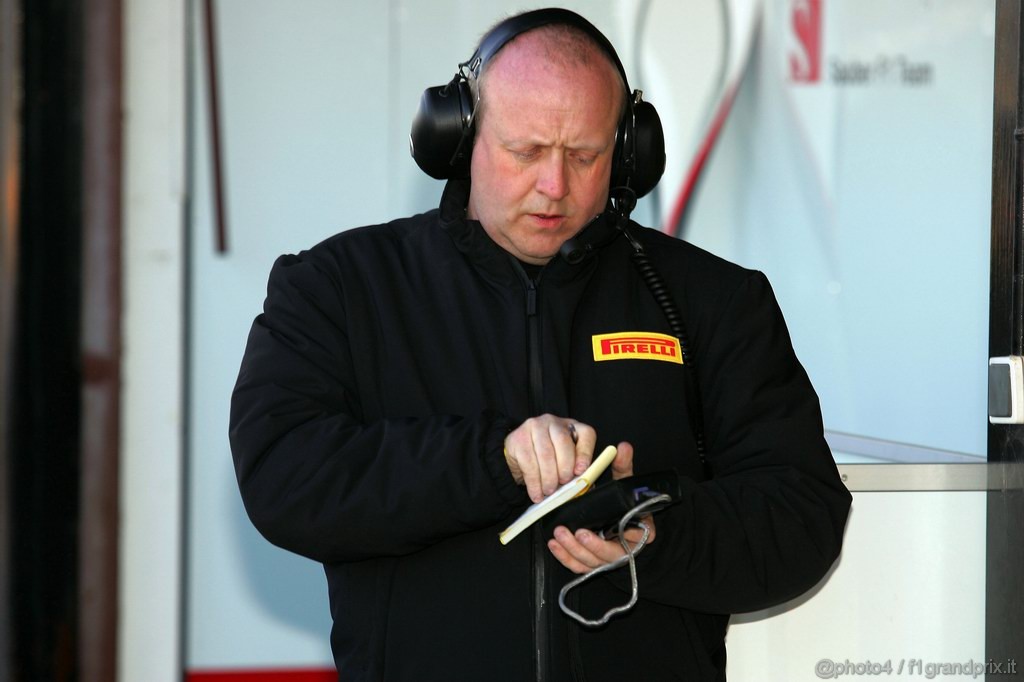 Valencia Test Febbraio 2011, Staff Pirelli
