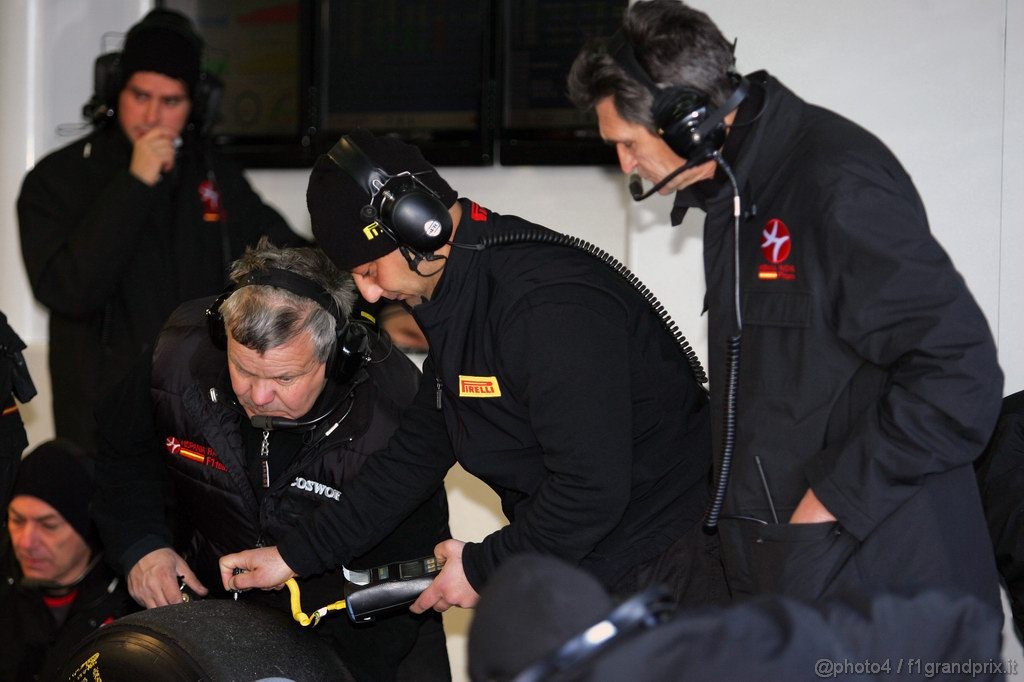 Valencia Test Febbraio 2011, Staff Pirelli