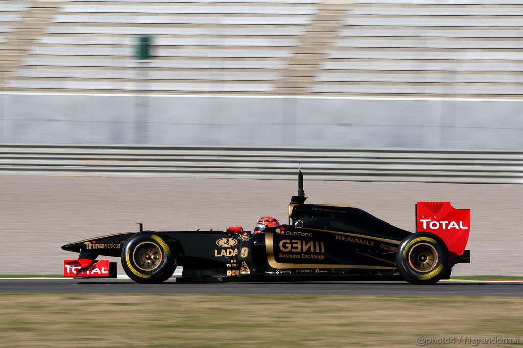 Valencia Test Febbraio 2011, 
Robert Kubica (POL), Lotus Renault GP, R31 