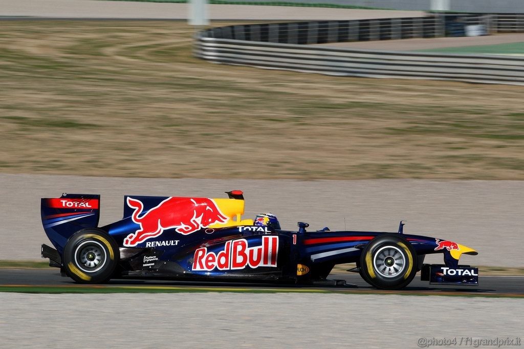 Valencia Test Febbraio 2011, 
Sebastian Vettel (GER), Red Bull Racing, RB7