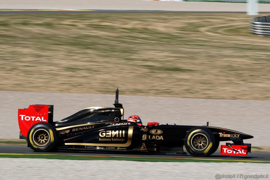 Valencia Test Febbraio 2011, 
Robert Kubica (POL), Lotus Renault GP, R31 
