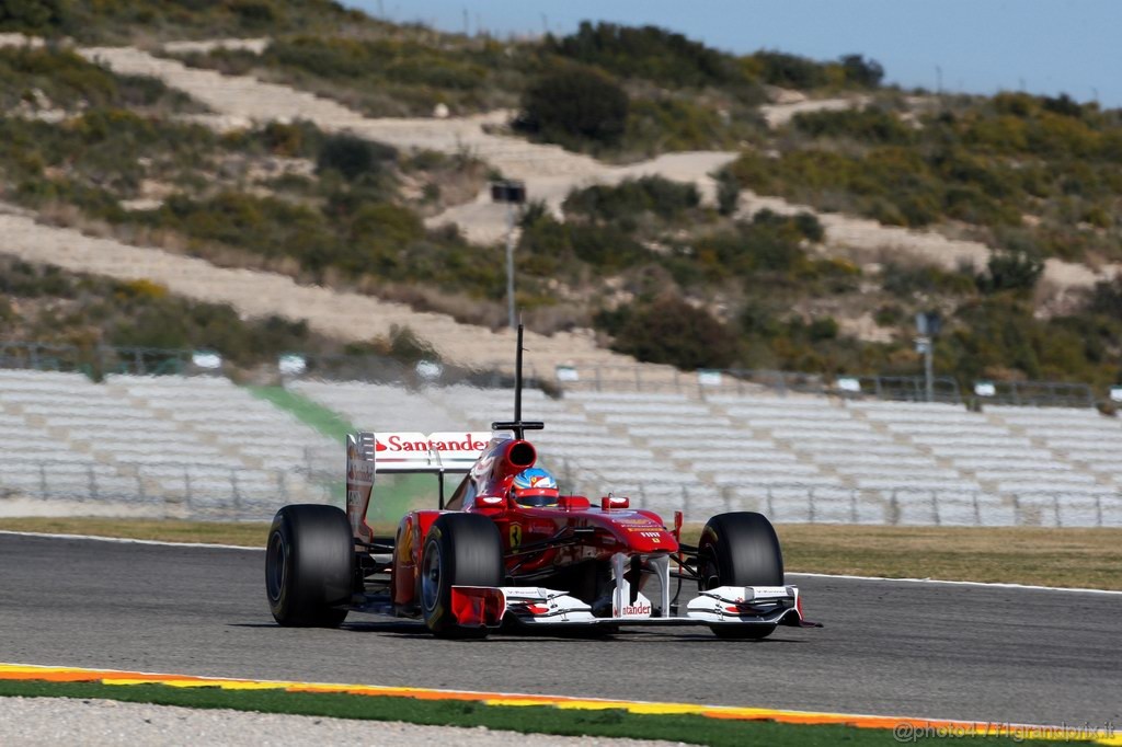 Valencia Test Febbraio 2011, 
Fernando Alonso (ESP), Ferrari, F150 