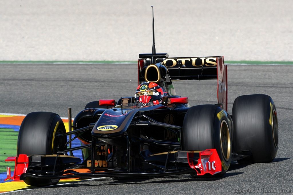 Valencia Test Febbraio 2011, 
Robert Kubica (POL), Lotus Renault GP, R31