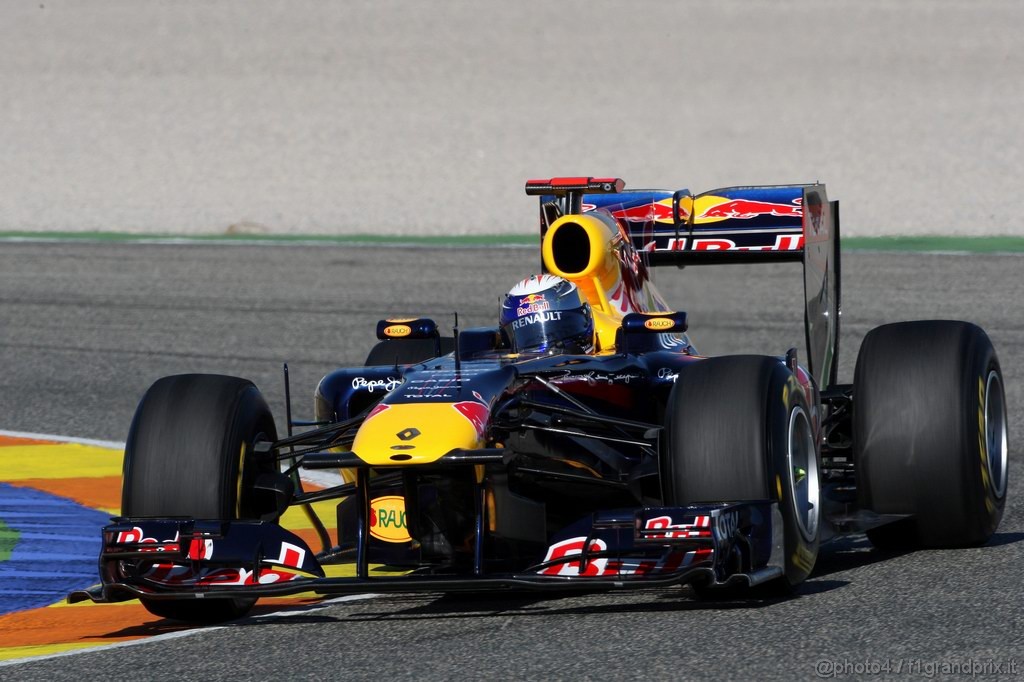 Valencia Test Febbraio 2011, 
Sebastian Vettel (GER), Red Bull Racing, RB7 