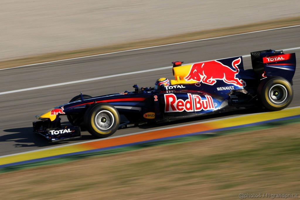 Valencia Test Febbraio 2011, 
Mark Webber (AUS), Red Bull Racing 
