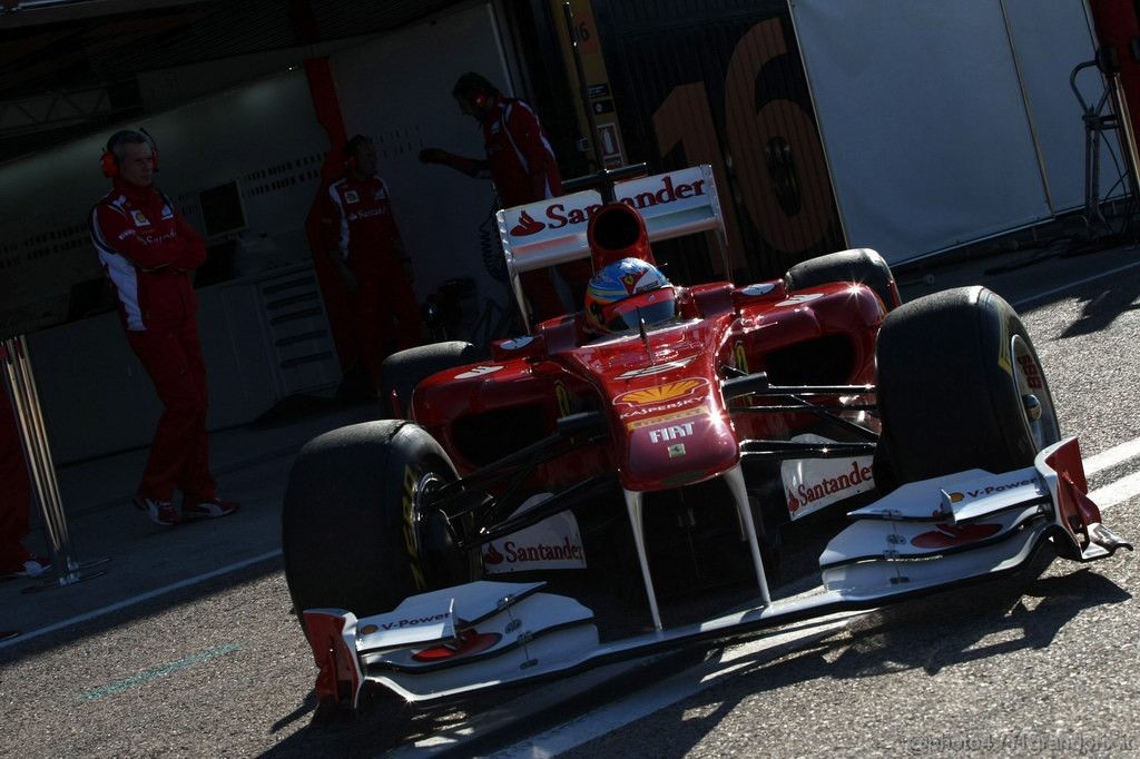 Valencia Test Febbraio 2011, 
Fernando Alonso (ESP), Ferrari 