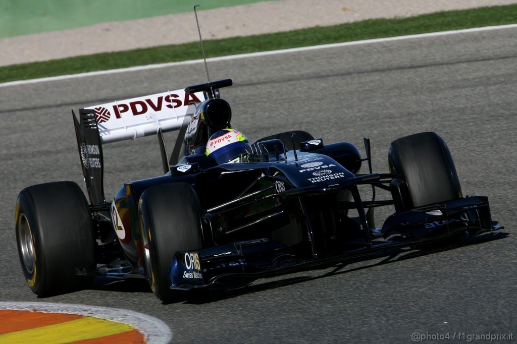 Valencia Test Febbraio 2011, 
Pastor Maldonado (VEN), Williams F1 Team 