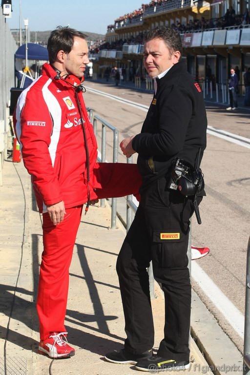Valencia Test Febbraio 2011, 
Mario Isola (ITA), sporting director Pirelli