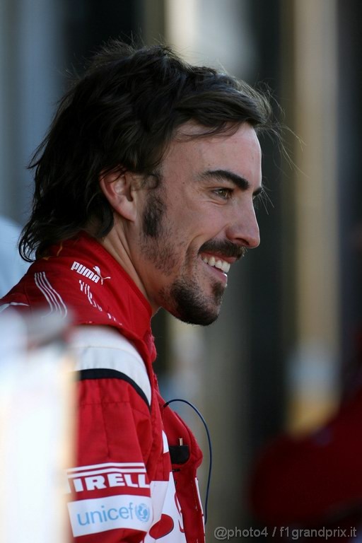 Valencia Test Febbraio 2011, 
Fernando Alonso (ESP), Ferrari 