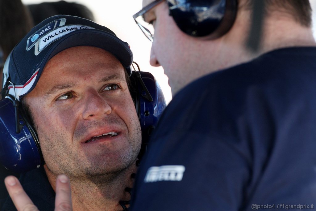 Valencia Test Febbraio 2011, 
Rubens Barrichello (BRA), AT&T Williams 